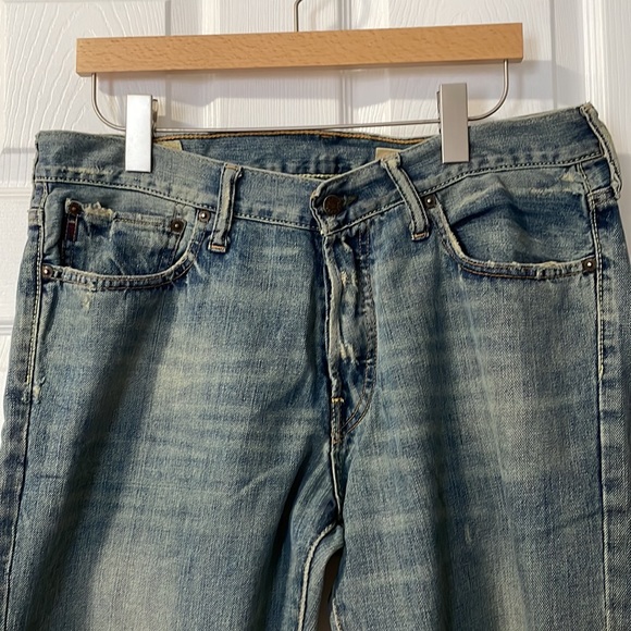 Abercrombie and fitch vintage men’s jeans w32 l30 low rise - Picture 3 of 11
